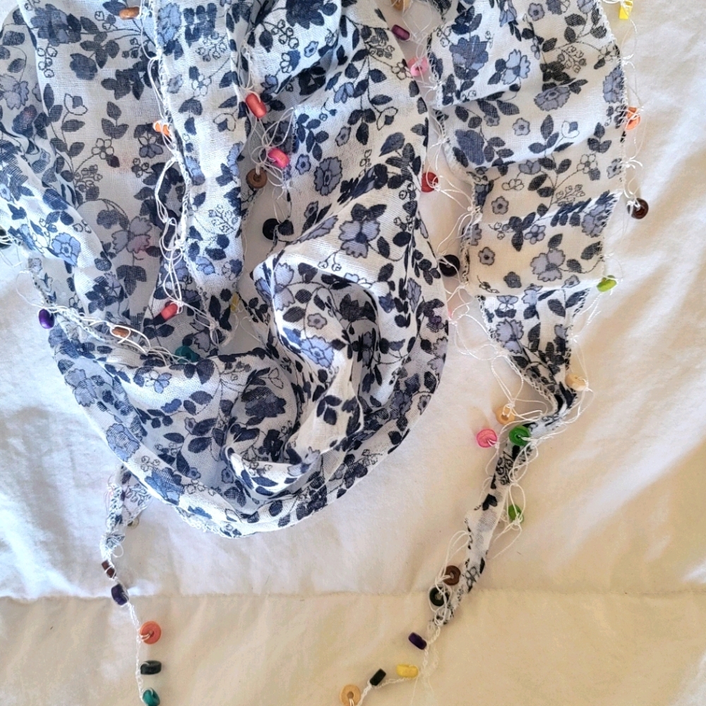 Unique Scarf with beads